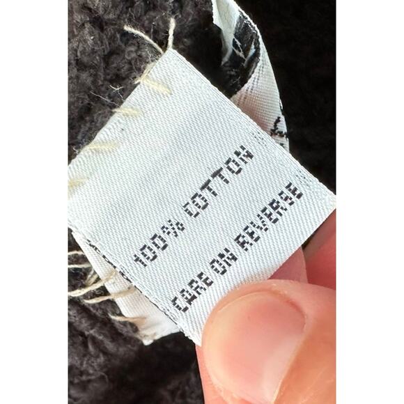 French Creek Midi Sweater Dress Size Large Women’s Black Cotton - Picture 5 of 9